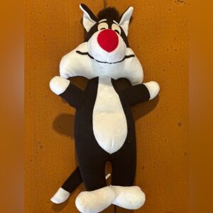 Vtge 1971 Sylvester Cat Stuffed Plush Mighty Star Warner Bros Looney Tunes 14”
